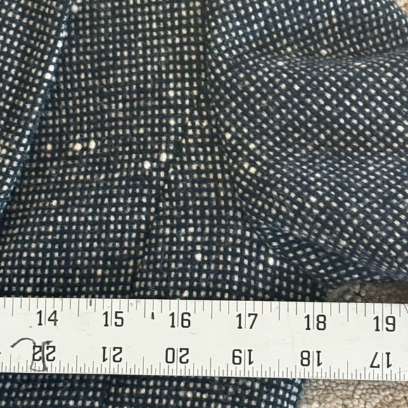 Vintage Pendleton Cropped Wool Blazer Jacket Size 6 Black White Textured - Picture 4 of 8